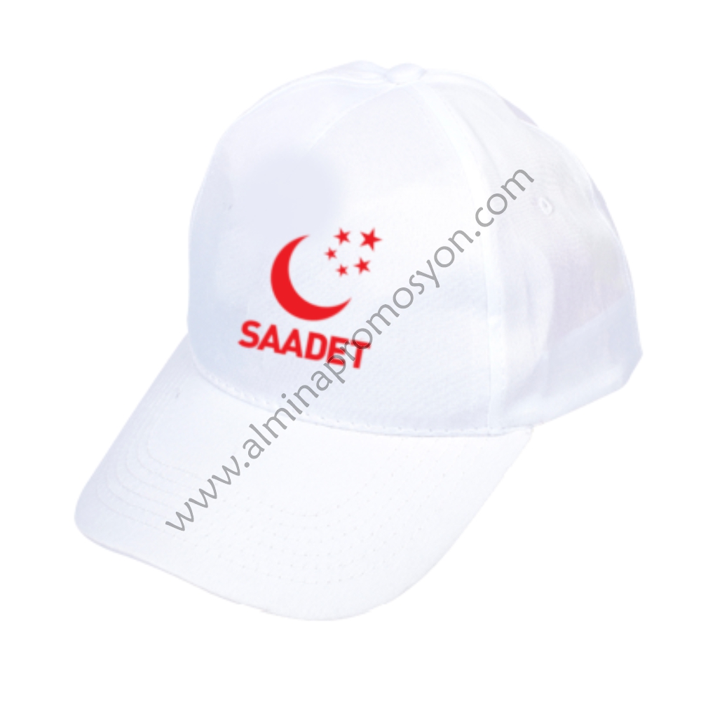 Saadet%20Partisi%20Baskılı%20Biyeli%20Şapka