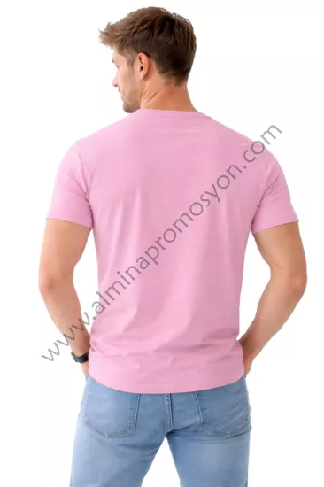 Promosyon Pembe V Yaka Tişört