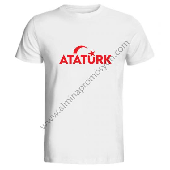 Atatürk Ay Yıldız Baskılı Tişört