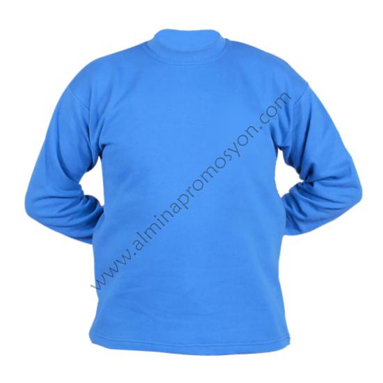 Promosyon Toptan Sweatshirt Mavi