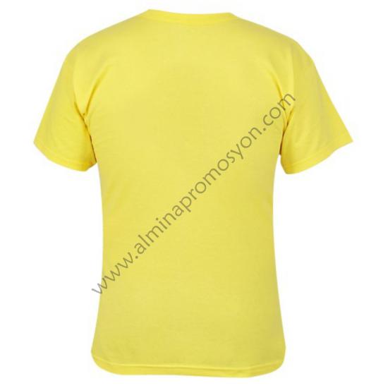 Promosyon Toptan Tişört Çocuk Sarı