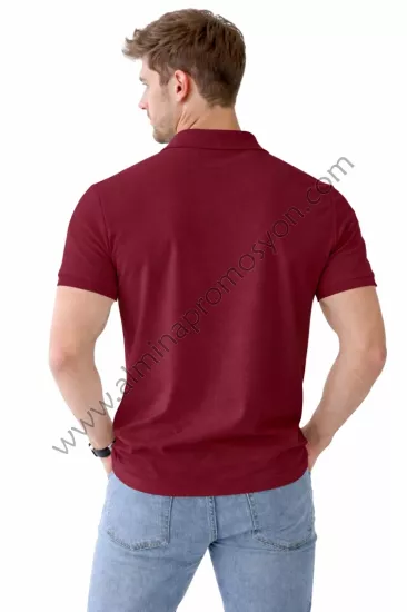 Promosyon Bordo Polo Yaka Tişört