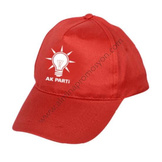 Toptan Promosyon Ak Parti Baskılı Şapka
