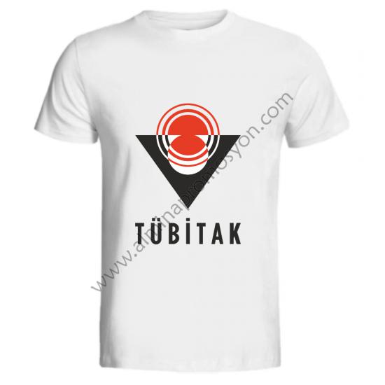 Toptan Tubitak Baskılı Tişört