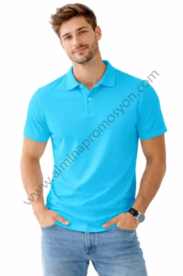 Promosyon Turkuaz Polo Yaka Tişört