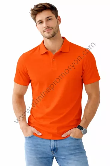 Promosyon Turuncu Polo Yaka Tişört