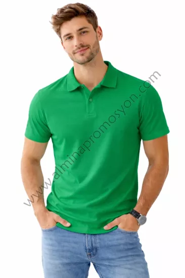 Promosyon Yeşil Polo Yaka Tişört