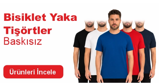 Toptan Bisiklet Yaka Tişörtler