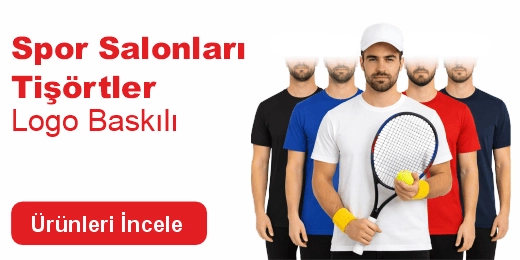 Spor Salonlarına Baskılı Tişörtler